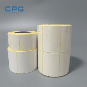 Étiquettes adhésives personnalisées 75x50mm pour imprimante thermique, qualité industrielle, pour expéditions hivernales et logistique de produits surgelés - Product Image 1