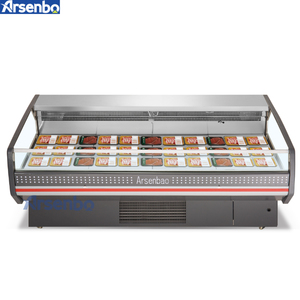 Arsenbo yeni stil paslanmaz çelik soğutma ekran Deli açık <span class=keywords><strong>Chiller</strong></span> et vitrin