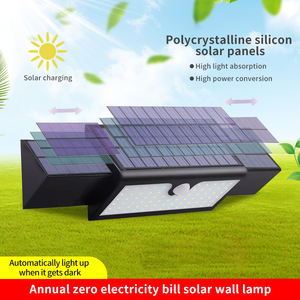 100 LED <span class=keywords><strong>Sensor</strong></span> <span class=keywords><strong>de</strong></span> <span class=keywords><strong>movimiento</strong></span> Solar Powered Pathway Flood Alumbrado público Led Lámpara <span class=keywords><strong>de</strong></span> pared <span class=keywords><strong>Luces</strong></span> <span class=keywords><strong>solares</strong></span> impermeables para exteriores para jardín - Product Image 3