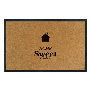 Tapete de Fibra de Coco Rectangular de Color Sólido, Estilo Americano, para Uso en Interiores, Elimina el Polvo, con la Frase 'Adventure Awaits' - Product Image 5