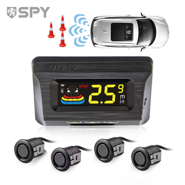Oem Auto Car Parking Sensor System Car Reversing Aide Lcd Display Sensor Parking