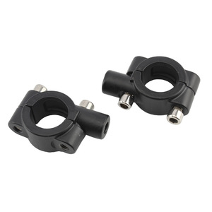 Zuqing Motorcycle Rearview Mirror Black Universal Off-road Bike Mirror With Mounting <b>Clamps</b> For Sur Ron <b>Light</b> Bee - Product Image 4