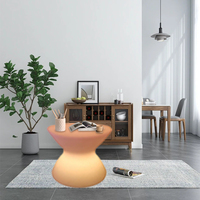 Lampes décoratives LED pour table basse, étanches, éclairées, à changement de couleur RVB, pour terrasse, salon, jardin, bar, fête