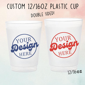 Bicchieri in Plastica Trasparente Opaca Riutilizzabili con Logo Personalizzato, 8oz 9oz 12oz 16oz, per Matrimoni e Feste - Product Image 4
