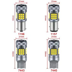 Clignotant ventilateur haute vitesse CSP 36 LED ampoule <span class=keywords><strong>de</strong></span> lampe <span class=keywords><strong>de</strong></span> voiture 1156 7440 T20 7443 1157 Led CANBUS frein Led clignotant - Product Image 2