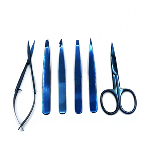 Juego de 6 pinzas para cejas para mujer, depilación duradera para cejas, pinzas para cejas de precisión profesional, Kit con tu logotipo - Product Image 1
