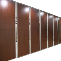 Cloison amovible en bois pour salle de banquet et bureau |   Système de cloisonnement de pièce coulissant et pliable