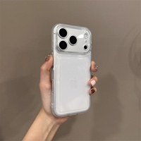 Coque de téléphone transparente ultra-claire en TPU souple antichoc pour iPhone 18 17 Pro Max Plus, protection intégrale ultra-fine des bords