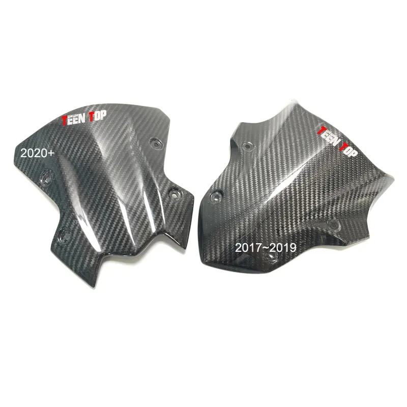 Teentop karbon fiber motosiklet parçaları karbon fiber cam cam hava rüzgar deflektörü için Z900