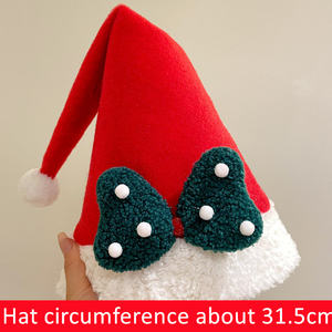 Nouveau dessin animé mignon noël chapeaux <span class=keywords><strong>de</strong></span> <span class=keywords><strong>père</strong></span> noël rouge bonhomme <span class=keywords><strong>de</strong></span> neige wapiti cerf rayé enfant noël décoration casquettes - Product Image 6