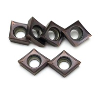 Plaquettes en carbure CCGT CCGT09T3, outil de coupe pour tour CNC CCGT09T301/09T302/09T304, plaquettes de tournage CCGT060204/0602 pour le métal
