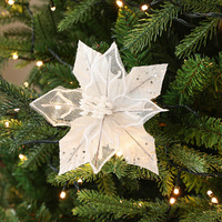 Trendige Künstliche Weihnachtsblumen Weihnachtsbaum-Dekoration Weihnachtsblumen