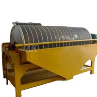 Laboratoriumschaal ijzererts natte elektromagnetische slurry mineraalrecyclinginstallatie palletversnipperaar magnetische scheider transportband