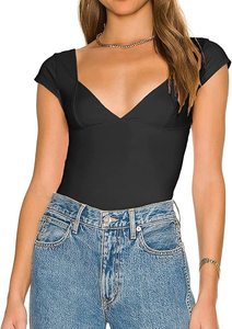 Damenmode Kleidung Baumwoll-Top Baumwoll-Top ärmelloses einfaches T-Shirt Streetwear. Damen-T-Shirt Y2K Kleidung Blusen und Hemden - Product Image 4