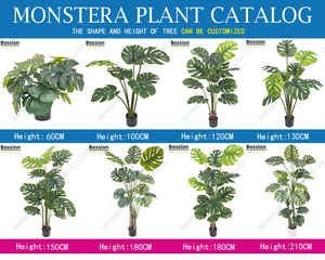 Mini <span class=keywords><strong>Monstera</strong></span> Deliciosa artificielle Bossion pour présentation sur comptoir, <span class=keywords><strong>plante</strong></span> artificielle <span class=keywords><strong>Monstera</strong></span> <span class=keywords><strong>Variegata</strong></span> presque naturelle - Product Image 6