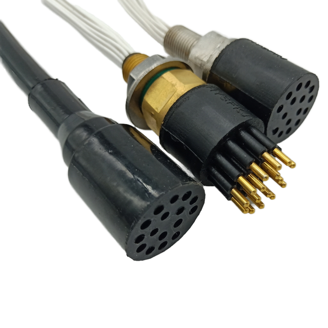 Waterproof Connector Subsea Circular Cable Wiring Harness IP68 Underwater Connector 8 Pin