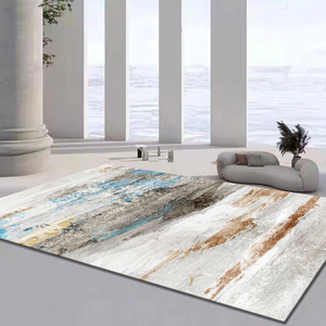 Tappeto Moderno Antiscivolo Impermeabile Antimacchia Realizzato a Macchina per Cameretta Bambini e Soggiorno con Design Geometrico Elegante - Product Image 5