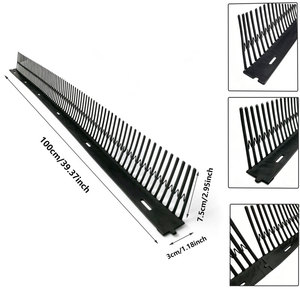 Barrière <span class=keywords><strong>anti</strong></span>-nuisibles en plastique pour panneaux solaires, protection de gouttière, contre les oiseaux et les chauves-<span class=keywords><strong>souris</strong></span>, pour espaces de toit - Product Image 6