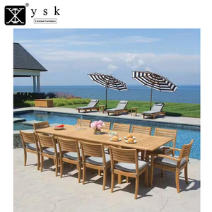 <span class=keywords><strong>Muebles</strong></span> de Jardín Personalizados para Patio, Juego de Sofás Cómodos de Madera de Teca <span class=keywords><strong>YSK</strong></span>-32 - Product Image 4
