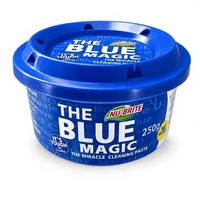 Pâte nettoyante bleue, détachant solide, nettoyant multi-surfaces végétalien pour la cuisine et la salle de bain