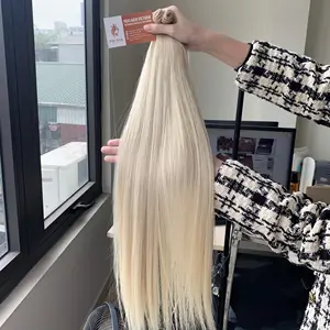 Genius Weft natürliche glatte Haarverlängerungen Großhandel natives Haar Schönheit und Körperpflege aus Vietnam Hersteller