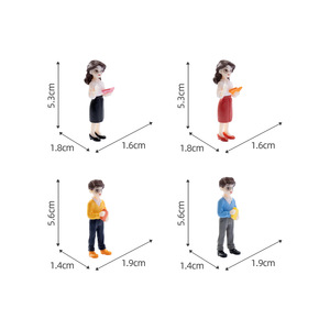 Figuras de Maestros en Miniatura de Plástico para el Día del Maestro, Adornos de Escritorio para Decoración de Escenas en Miniatura - Product Image 6