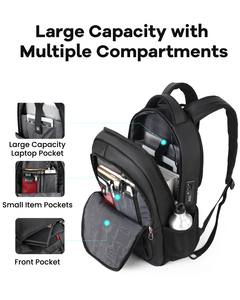 กระเป๋าเป้เดินทางกันขโมยราคาขายส่งกระเป๋าเป้น้ำหนักเบาทนทานมีซิปและสายรัดกระเป๋า - Product Image 5