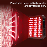 Appareil PDT pour le soin de la peau du corps AZURE OEM ODM, 5 longueurs d'onde, appareil infrarouge, panneau de luminothérapie LED rouge, prise US