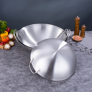 Wok épaissi <span class=keywords><strong>de</strong></span> qualité commerciale pour restaurants, wok traditionnel en acier, antiadhésif, à fond rond, pour sauté - Product Image 4