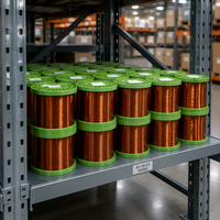 Bobines de moteur de chauffage industriel en fil d'aluminium émaillé QZYL-2/180 ROHS, transformateurs