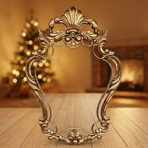 Miroir mural décoratif en acier inoxydable de qualité supérieure, design moderne et traditionnel, chambre à coucher, salon, salle de bain, commode, durable - Product Image 3