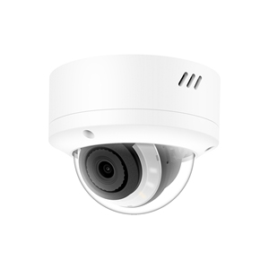 NDAA VCA AI Face Detection 6MP Color Night VandalProof Dome PoE IP <strong>Camera</strong> Outdoor <strong>Security</strong> Strobe <strong>Light</strong> &amp; Audio Alarm 2-Way Talk - Product Image 1