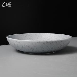 Vaisselle en céramique grise minimaliste <span class=keywords><strong>micro</strong></span>-ondable durable pour le service alimentaire de fête de restaurant d'hôtel - Product Image 4