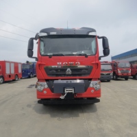 Camion de sauvetage multifonctionnel SINOTRUK HOWO 8CBM avec grue à flèche articulée de 5t, véhicule de pompiers