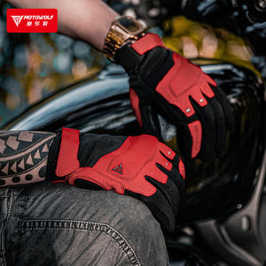 Guantes de moto Retro para hombre, antideslizantes, de secado rápido, cómodos, para ciclismo al aire libre, anticaída, transpirables para todas las estaciones - Product Image 3