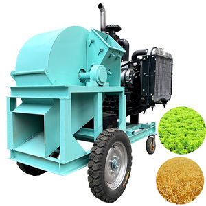 Broyeur de bois diesel mobile, équipement de broyage de branches de jardin, de fruits, de paille, mouvement flexible, automatique - Product Image 1