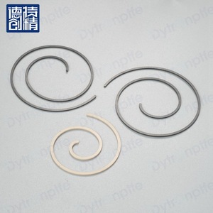 Defluorine PTFE Shaft Seals Customized For Automotive Electric Scroll Compressors Non Standard Parts <b>Engineering</b> <b>Plastics</b> - Product Image 4