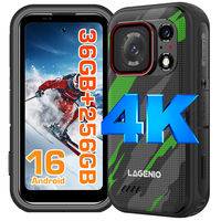 Nouveau téléphone robuste LAGENIO Eagle Pro 5G Mini, écran 4K haute définition, batterie 3700 mAh, 36 Go + 256 Go, appareil photo 32 MP + 50 MP + 48 MP, smartphone Android