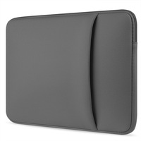 Housse d'Ordinateur Portable en Néoprène Durable de Style Professionnel, Grande Capacité avec Poignée, Protection Antivol pour Ordinateur Portable