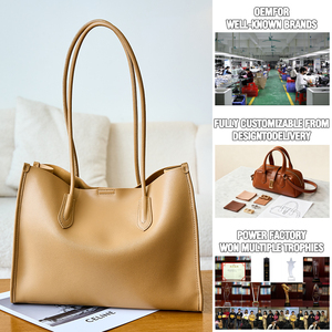 手提袋制造商真皮手提袋女包高品质斜挎包女士多功能单肩包 - Product Image 1