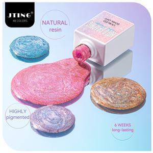 JTING - Juego de Esmaltes de Uñas Holográficos Láser de Tendencia, 48 Colores, con Caja, Libro de Colores Único, Marca Privada OEM - Product Image 3