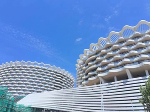 Customized Aluminum Carved Metal Construction Building Profile Facade Plate Decorative Exterior Paint 3D Curtain Wall Cladding - Product Image 3