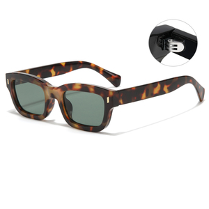 Occhiali da Sole Unisex Retrò di Alta Qualità, Classici con Montatura Tartarugata Quadrata, Protezione UV, Nuovi - Product Image 5