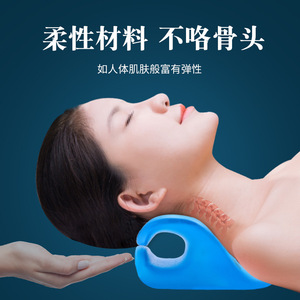 Oreiller cervical en mousse PU pour le soutien du cou, oreiller de massage correcteur, oreiller de traction pour la santé - Product Image 4