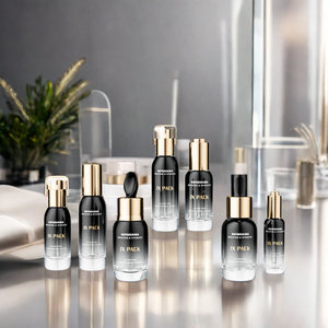 Gradienti per spalle rotonde con fondo tondo 20 30 40 <span class=keywords><strong>50</strong></span> ml flacone per crema in vetro per siero viso con bacchetta di plastica - Product Image 1