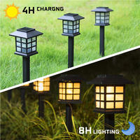 Iluminación para Caminos Exteriores, Lámparas Solares para Jardín y Césped