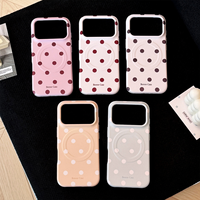 Coque de téléphone magnétique à pois en TPU souple antichoc, étui imprimé multicolore mignon pour iPhone 18 17 16 15 14 Pro Max
