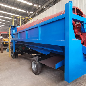 Trommel Screen Móvel Mini de Pequena Escala Sinolion com Motor e Rolamento de 5.5KW à Venda - Product Image 2