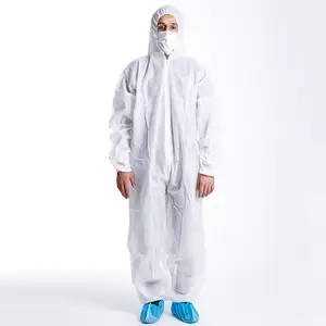 Bảo Vệ Coverall Builder, En14126 Nonwoven Coveralls Rainsuit Nhà Sản Xuất