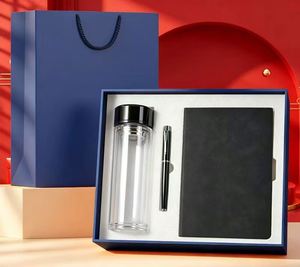Coffret Cadeau Luxe Rouge en Cuir PU : Carnet, Gobelet et Stylo – Impression UV Personnalisée sur Boîte pour Promotion d'Entreprise et Commandes en Gros - Product Image 2